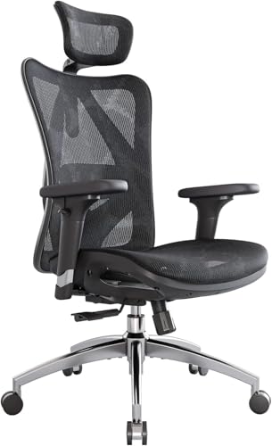 SIHOO M57 Ergonomic Office Chair with 3 Way Armrests...