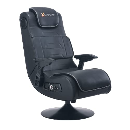 X Rocker Pro Leather Lounging Video Gaming Pedestal...