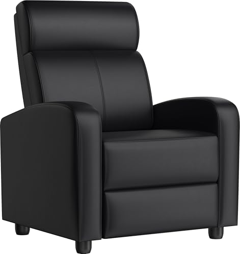 Yaheetech Recliner Chair PU Leather Recliner Sofa Home...