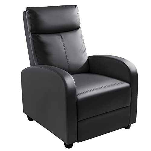 Homall Recliner Chair Padded Seat Pu Leather for Living...