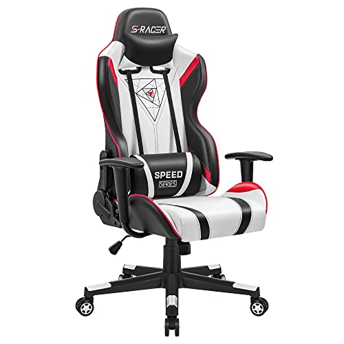 Homall Gaming Racing Office High Back PU Leather Chair...