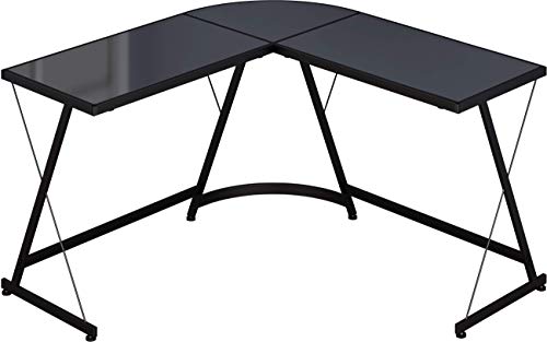 Le Crozz L-Shape Corner Desk Computer Gaming Desk...