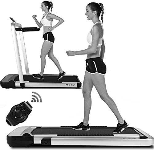 ANCHEER Folding Treadmill, 12 Preset Programs, Electric...