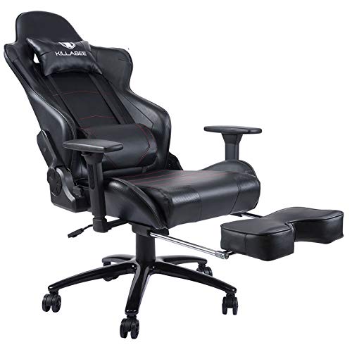 KILLABEE Big and Tall 350lb Massage Gaming Chair Metal...