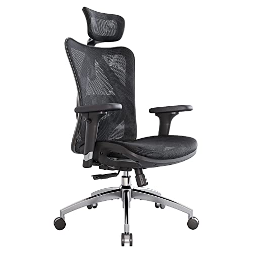 SIHOO M57 Ergonomic Office Chair with 3 Way Armrests...