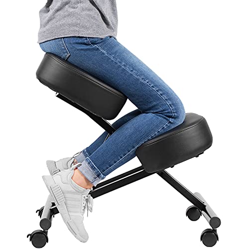DRAGONN by VIVO Ergonomic Kneeling Chair, Adjustable...