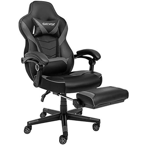 ELECWISH Racing Video Gaming Chair High Back Large Size...