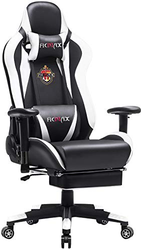 Ficmax Massage Gaming Chair Racing Style Office Chair...