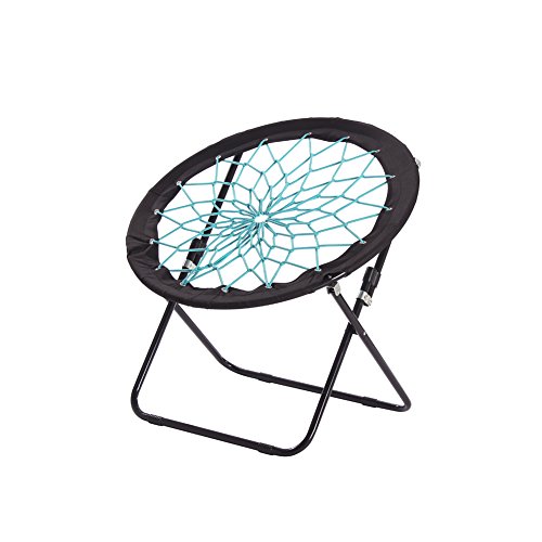 CampLand Bunjo Bungee Dish Chair Folding Relax Fun...