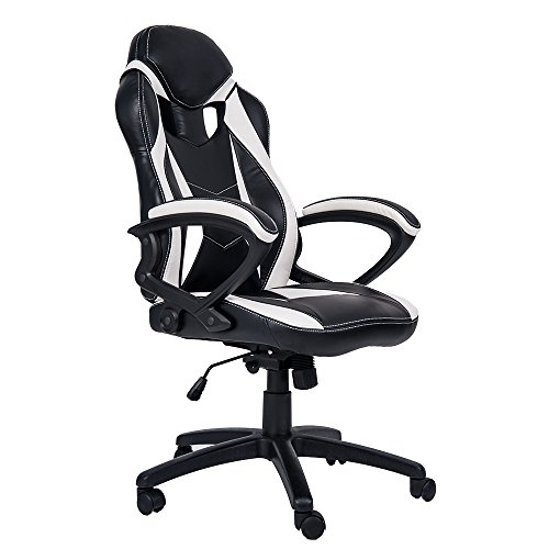 Merax Ergonomic Gaming Chair Racing Style Computer Desk...