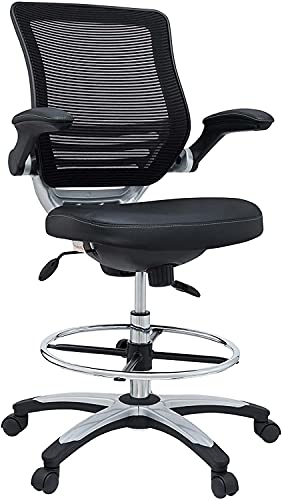 Modway Edge Drafting Chair - Reception Desk Chair -...