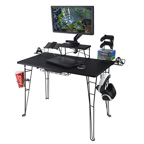 Atlantic Original Gaming Desk – Carbon-Fiber...