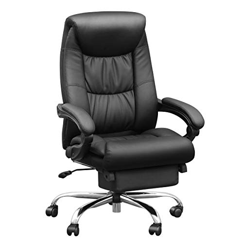 Duramont Reclining Leather Office Chair - High Back...