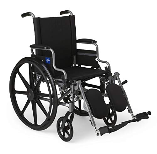 Medline Lightweight Wheelchair for Adults With...
