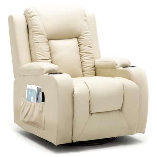 COMHOMA Recliner Chair Massage Rocker with Heated...