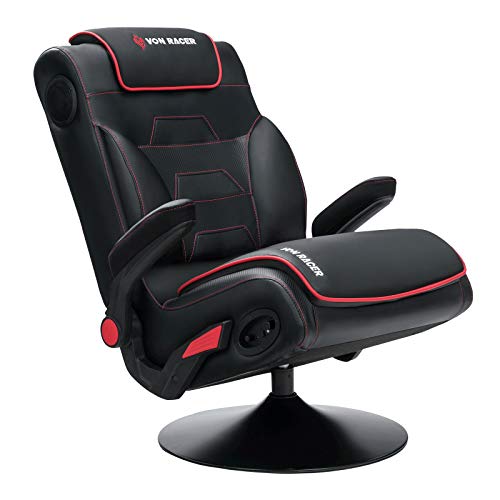 VON Racer Rocking Video Gaming Chair, Foldable and...