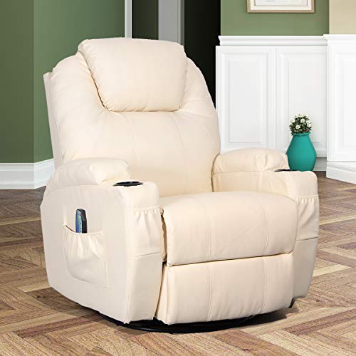 Esright Massage Recliner Chair Heated Composite...