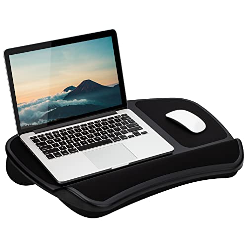 LapGear XL Laptop Lap Desk with Dual Mouse Pads and...