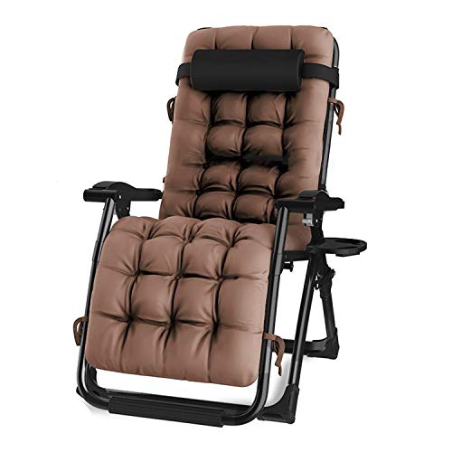 KINGBO Oversized Zero Gravity Chair, Lawn Recliner,...
