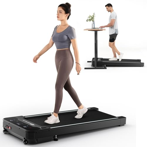 Goplus Under Desk Treadmill, Electric Treadmill Walking...