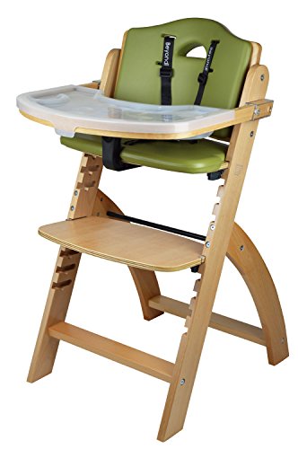 Abiie Beyond Wooden High Chair with Tray. The Perfect...
