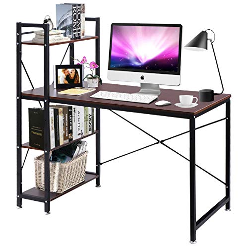 Tangkula 47.5' Computer Desk, Modern Style Writing...