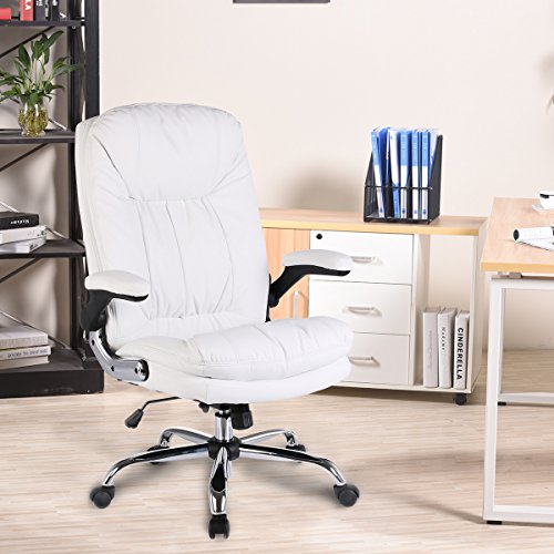 YAMASORO Ergonomic Executive Office Chair White,High...