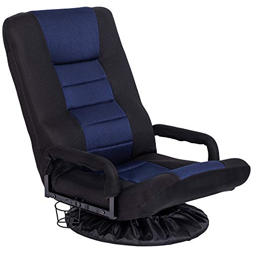 WAYTRIM 360-Degree Swivel Gaming Floor Chair with...