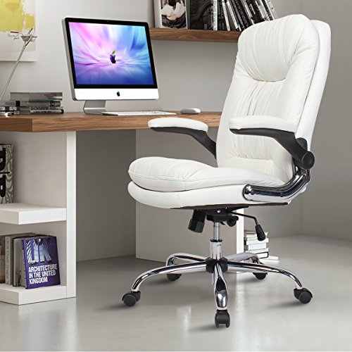 YAMASORO Ergonomic Executive Office Chair White,High...
