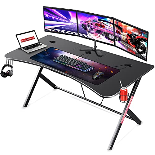 Mr IRONSTONE Large Gaming Desk 63' W x 32' D Home...