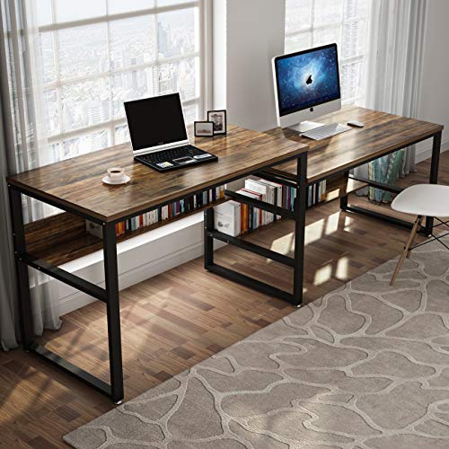 Tribesigns 94.48 Inches Two Person Desk, Double...