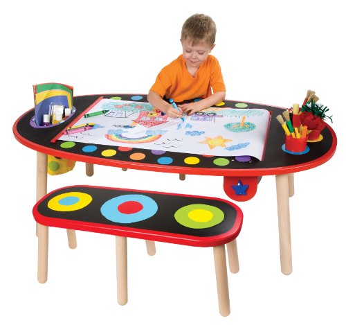 ALEX Toys Super Art Table with Paper Roll Kids Art...