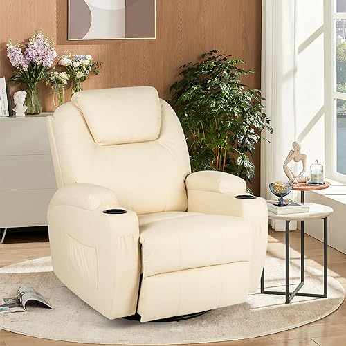 Esright Massage Recliner Chair Heated Composite...